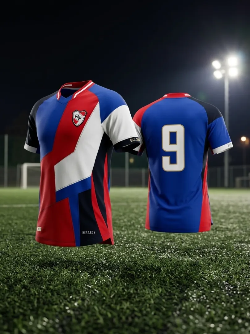 Mockup de uniforme de fútbol personalizado